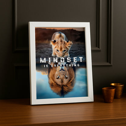 Cadre photo Motivation - Mindset is everything
