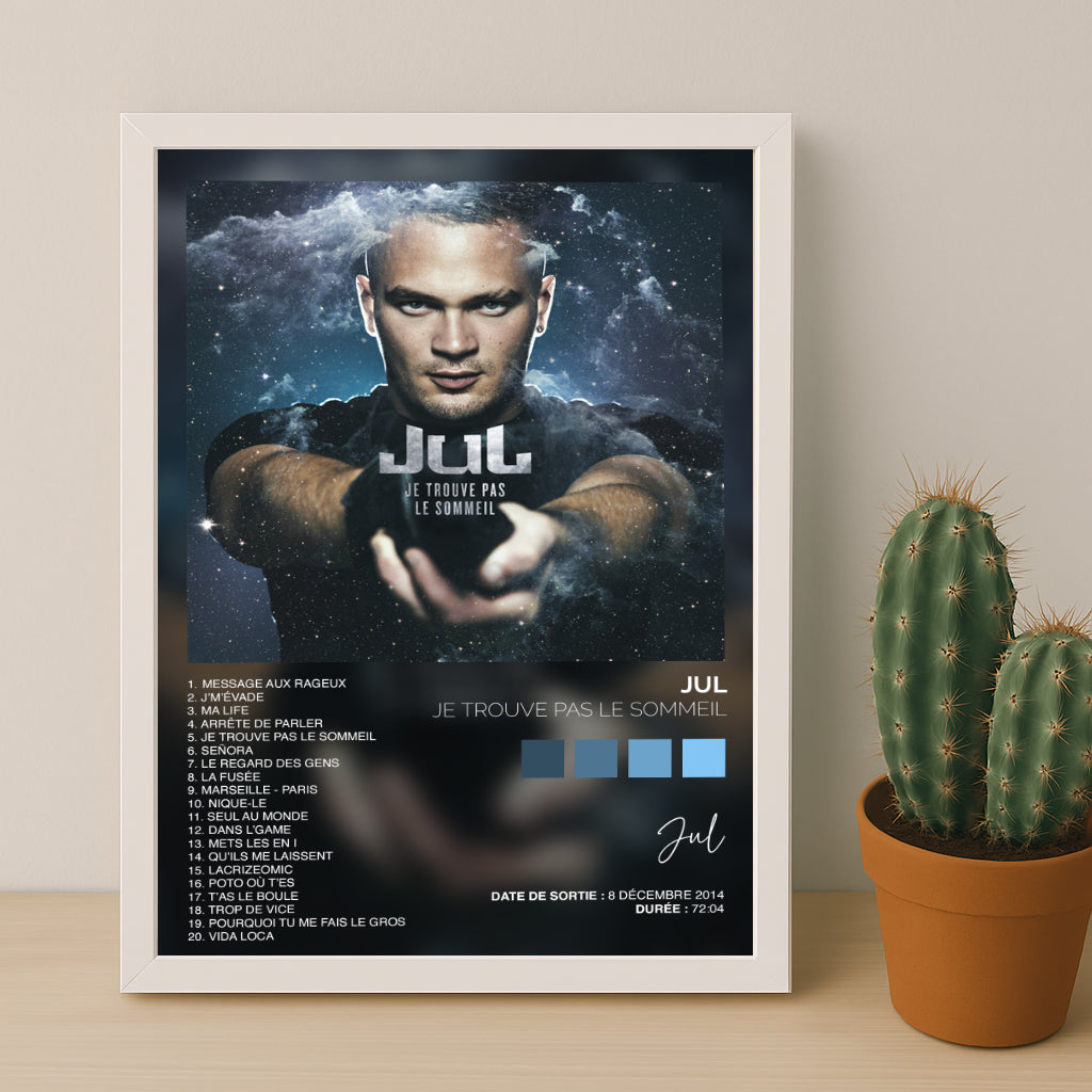 Poster Jul - Album Je trouve pas le sommeil