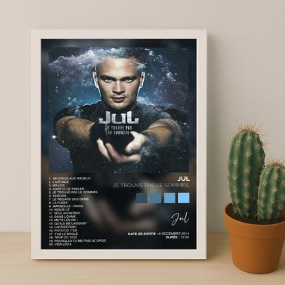 Poster Jul - Album Je trouve pas le sommeil