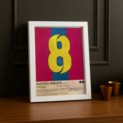 Cadre photo de Andrés Iniesta