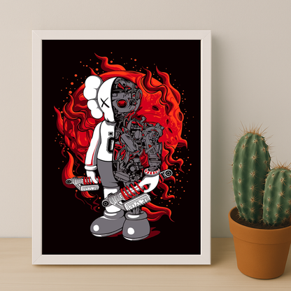 Poster Kaws - Companion Killer