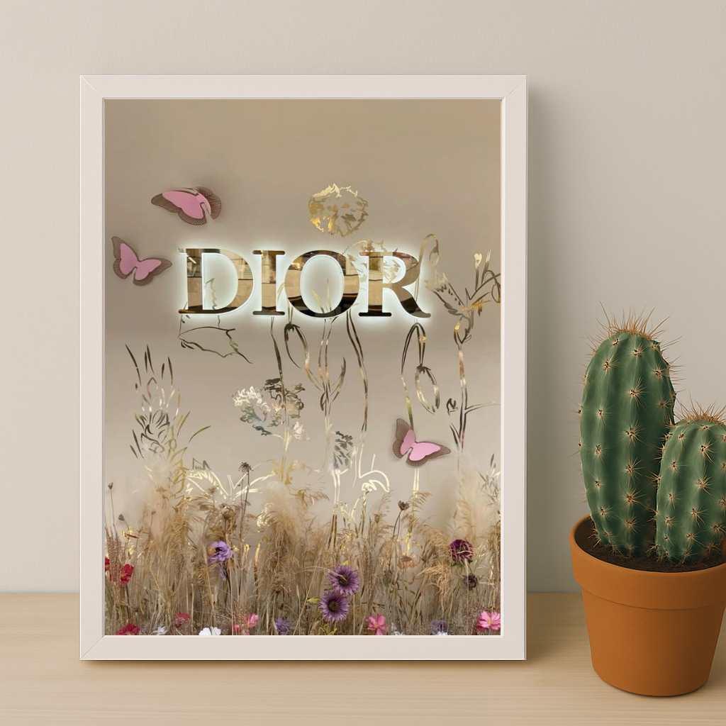 Cadre photo Dior Logo
