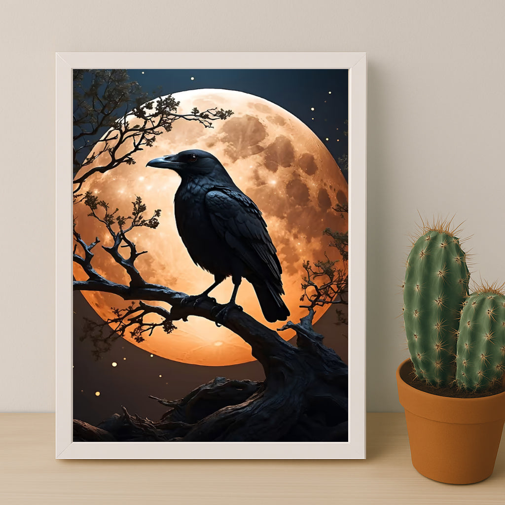 Poster Halloween - Corbeau