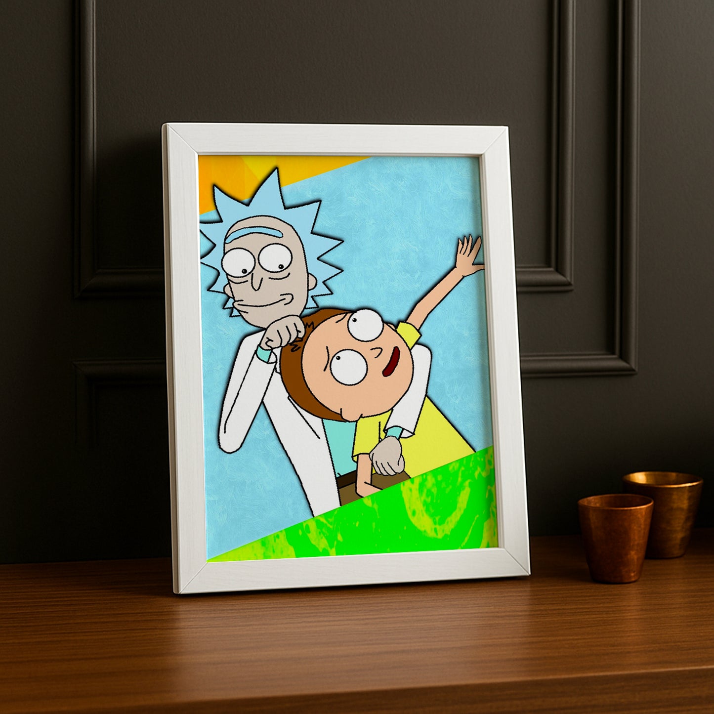 Cadre photo de Rick et Morty