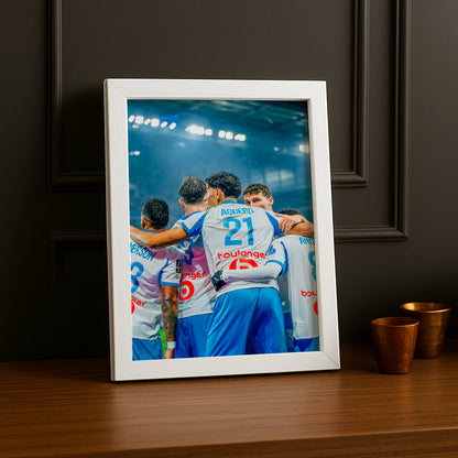 Poster encadrée Olympique de Marseille - Aguerd célébration