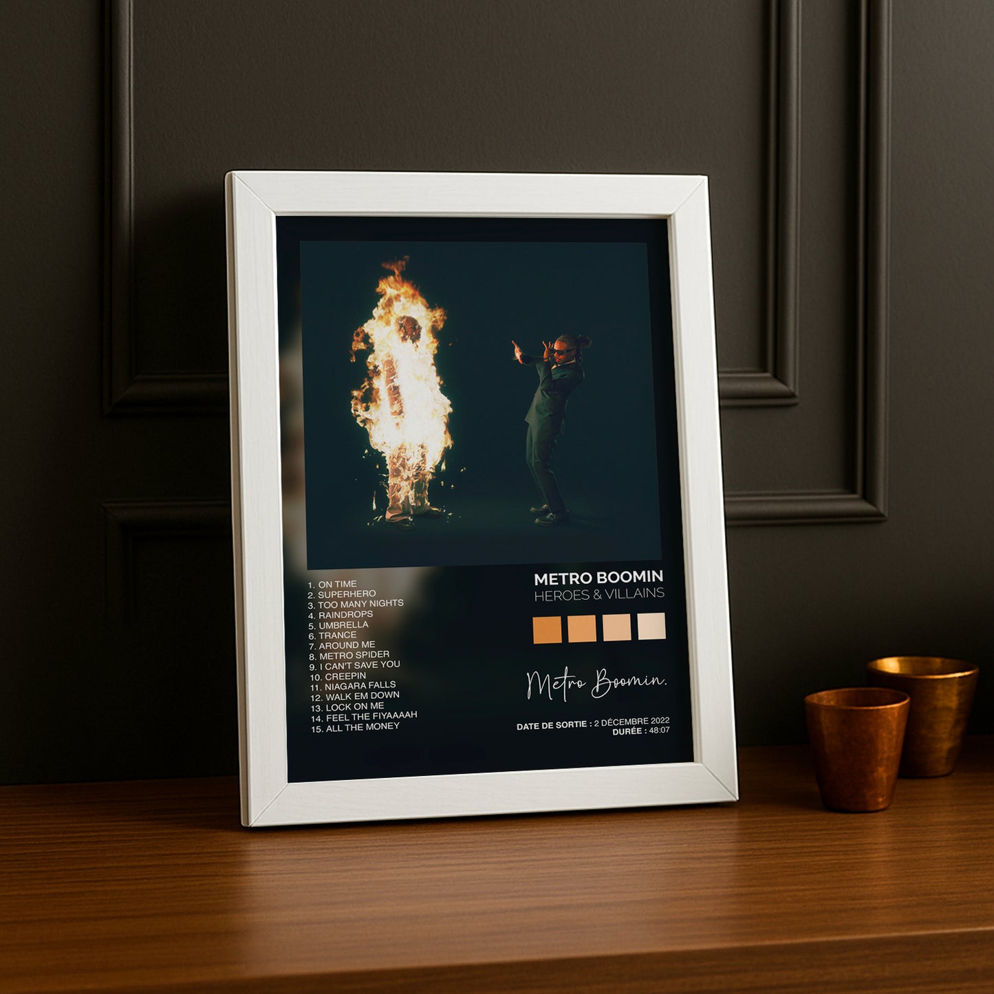 Poster Metro Boomin - Album Heroes & Villains