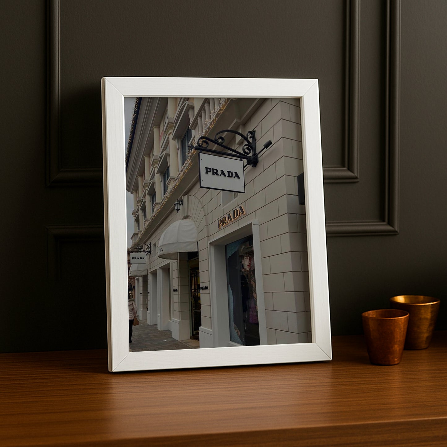 Cadre Photo Prada - Devanture de magasin