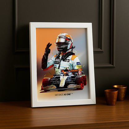 Cadre photo Formule 1 We race as one