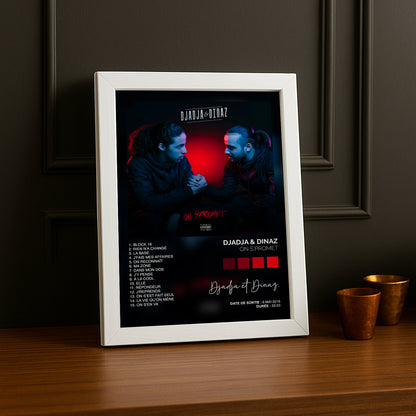 Cadre photo Album Musicaux - On S'Promet de Djadja & Dinaz