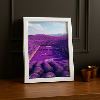 Cadre photo Tennis - Purple Court