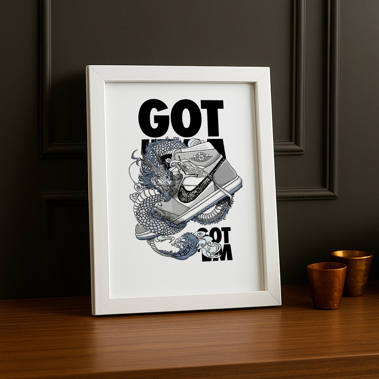 Poster Nike Air Jordan 1 High x Dior Got'Em