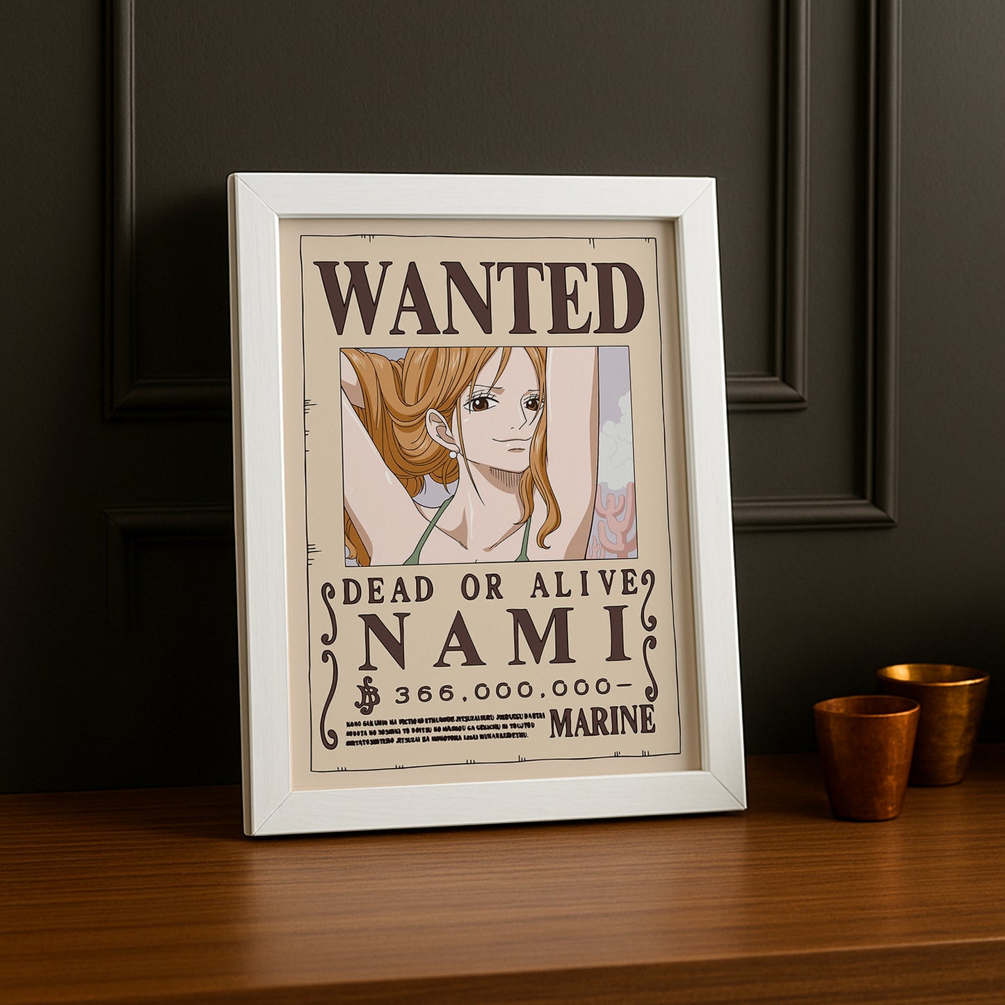 Cadre photo One Piece - Wanted Nami