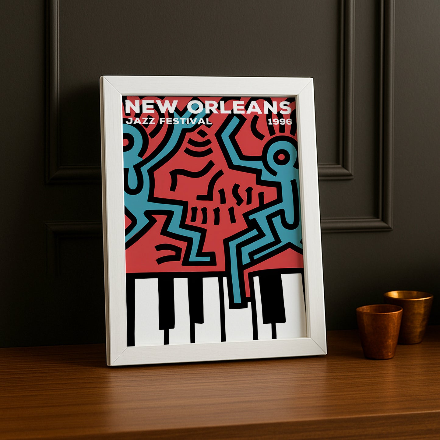 Cadre photo Keith Haring