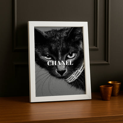 Cadre photo Chanel - Chaton