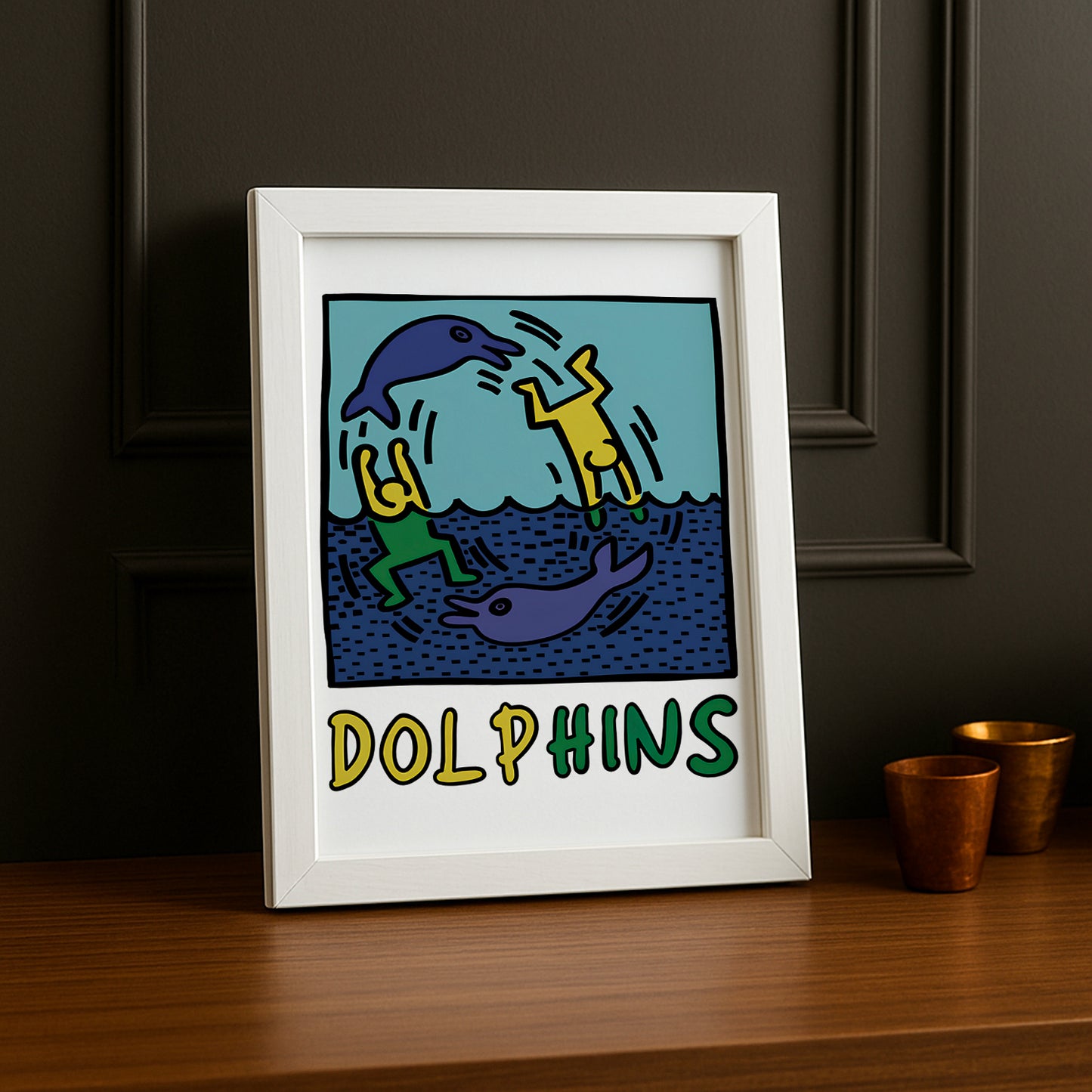 Cadre photo Keith Haring