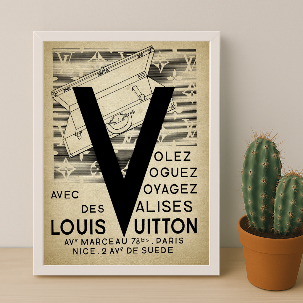 Cadre photo Louis Vuitton Volez, voyagez, voguez