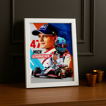 Cadre photo Mick Schumacher Formule 1