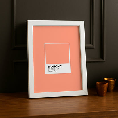 Cadre Photo Pantone Étiquette - Peach Pie