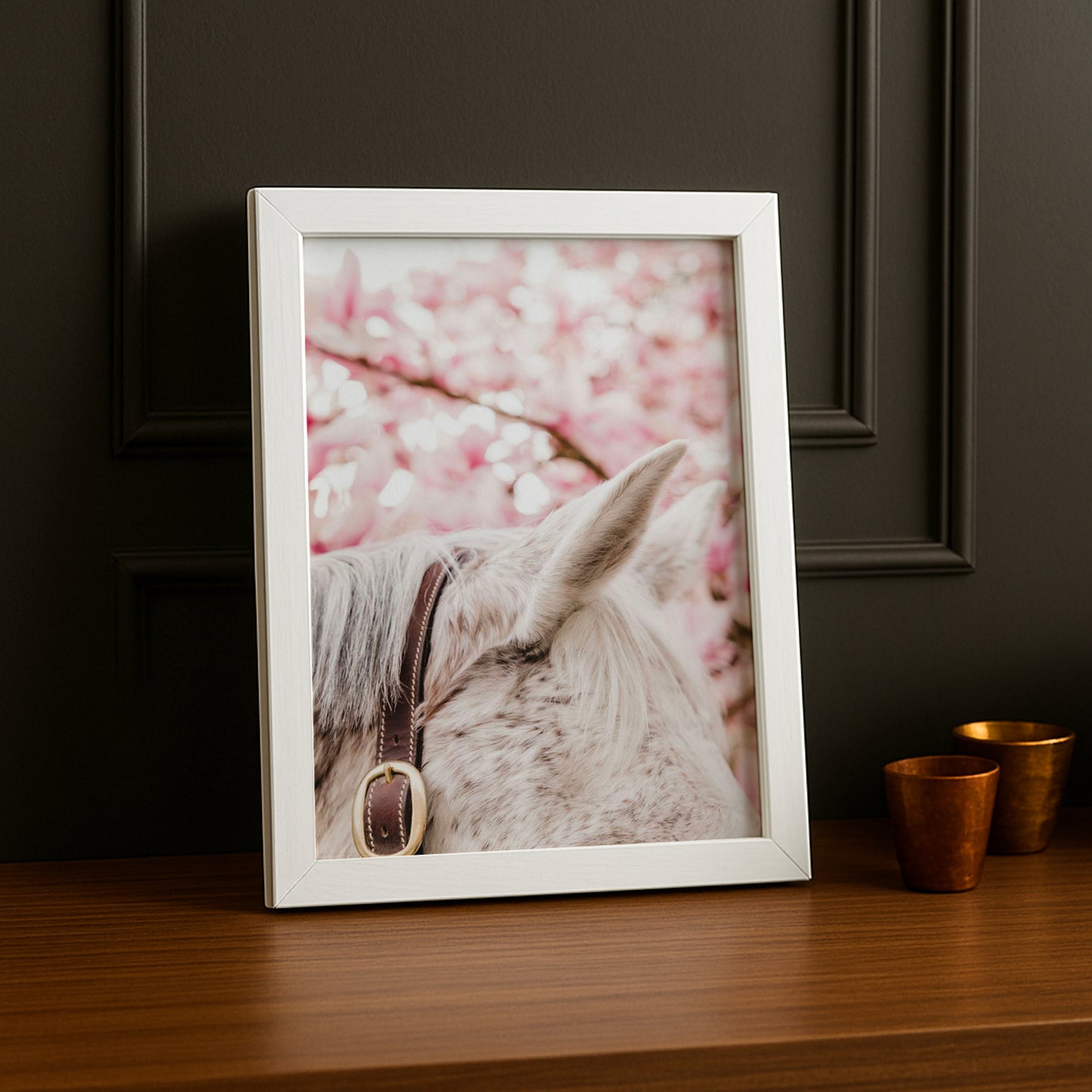 Cadre photo Équitation - Cheval Aesthetic Pink