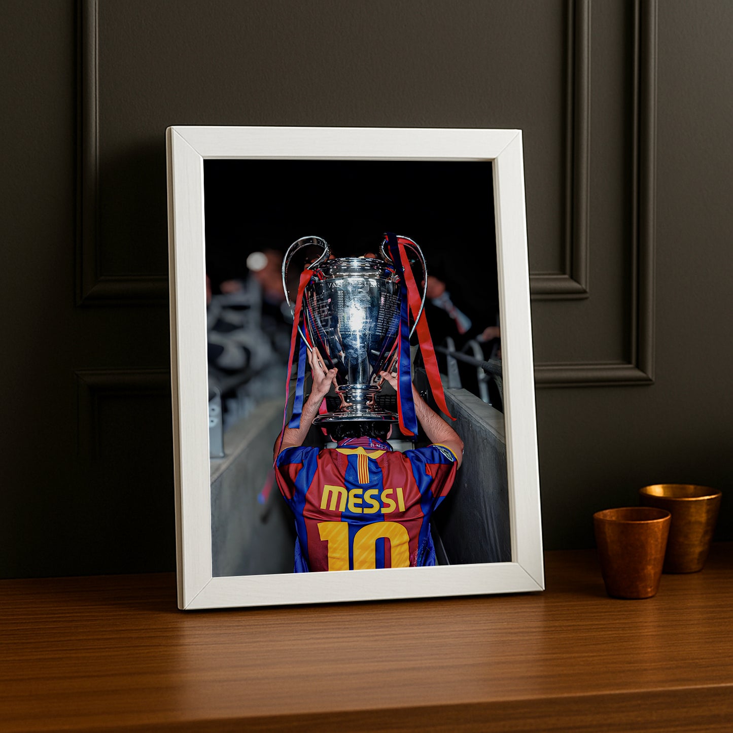 Cadre Photo FC Barcelone - Lionel Messi Ligue des Champions