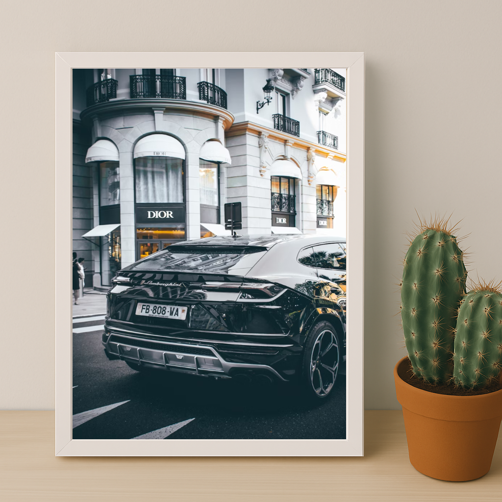 Cadre photo Dior Lamborghini