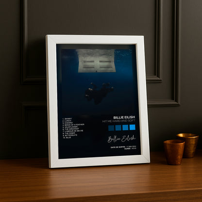 Cadre photo Album - Billie Eilish Hit me hard hit me soft