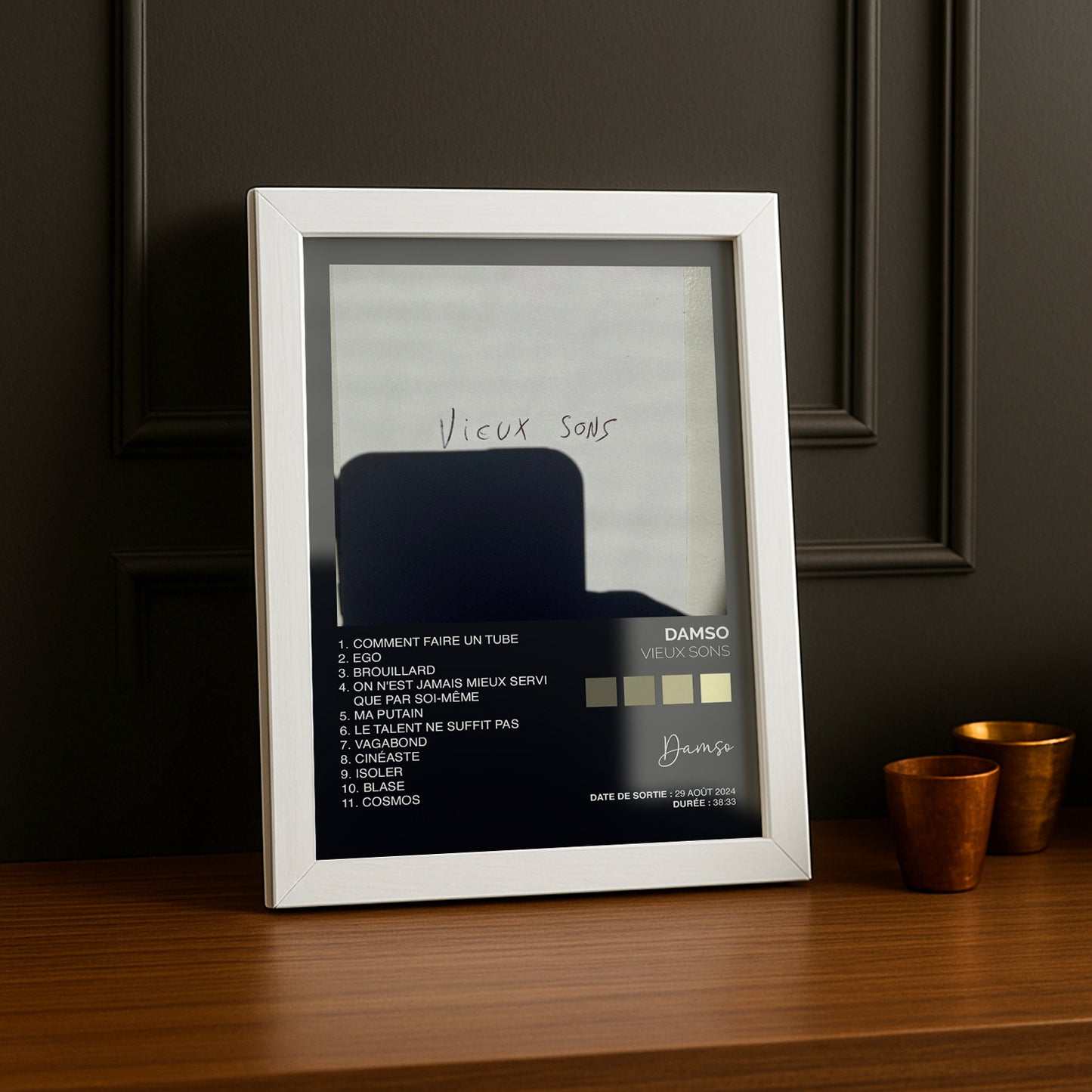 Poster Damso – Album Vieux sons