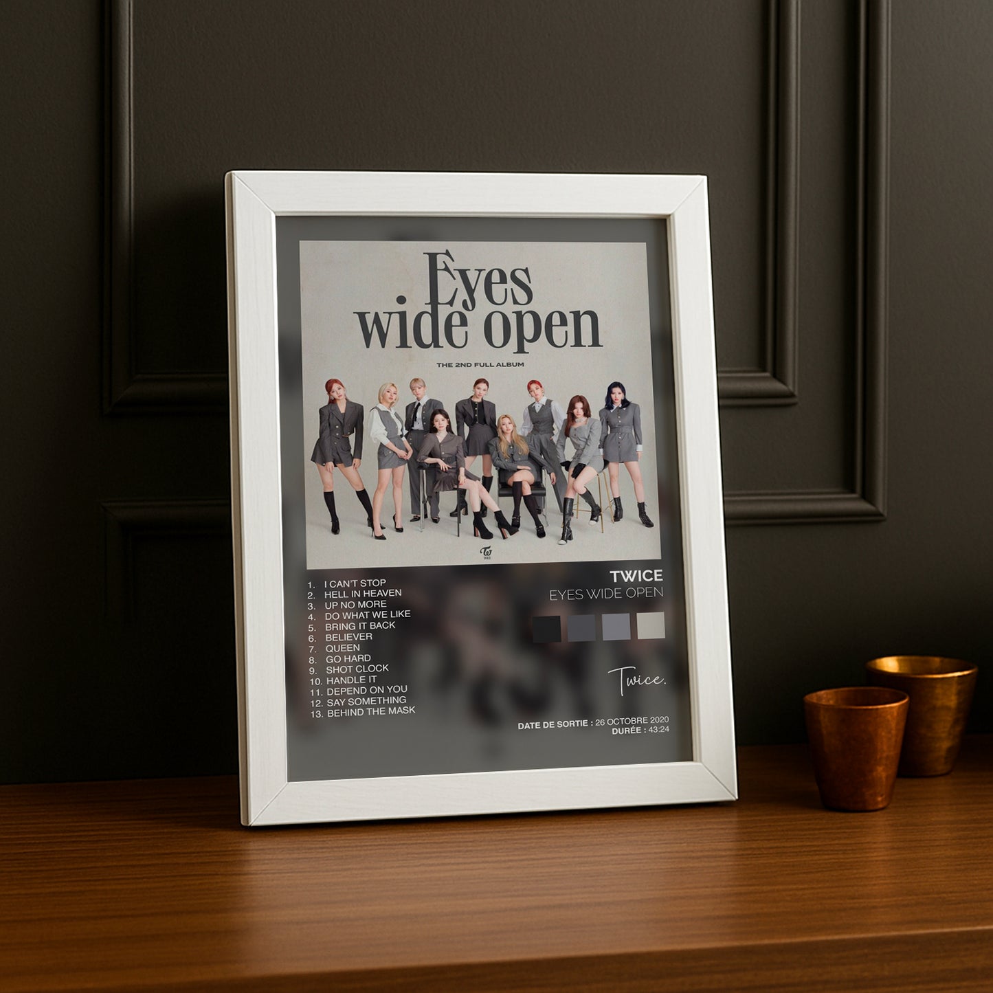 Cadre Photo K-Pop - Twice Eyes Wide Open