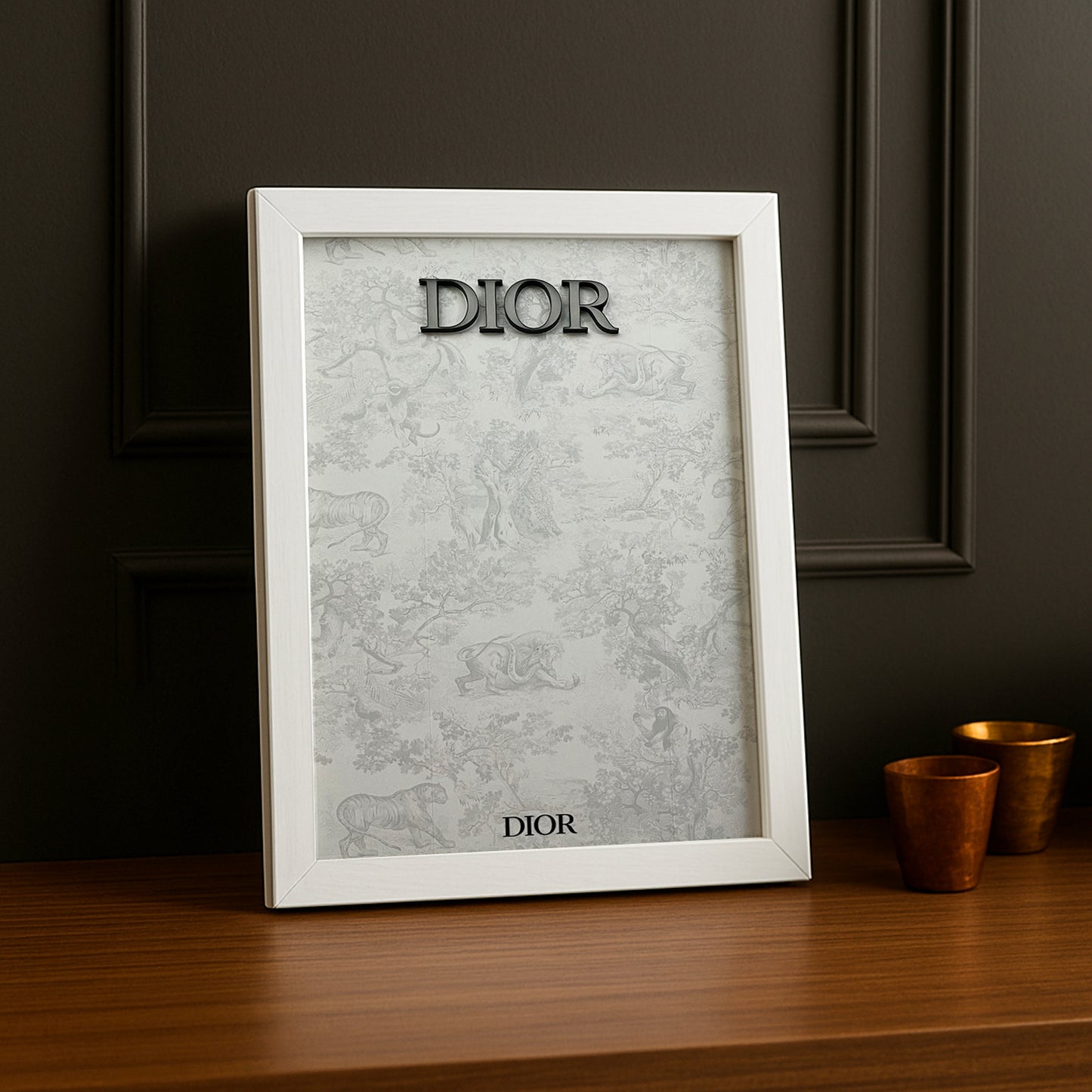 Cadre photo Christian Dior - Grey x Black