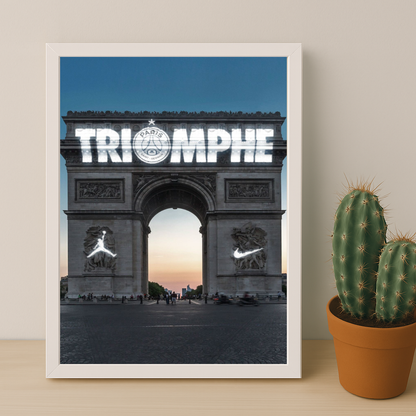 Cadre photo PSG Triomphe