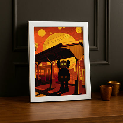 Cadre photo Kaws Midnight