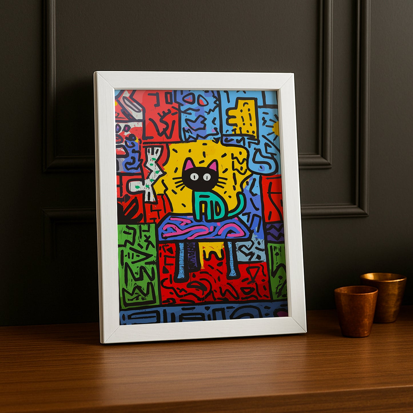 Cadre photo Keith Haring