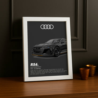 Cadre photo Audi RS6