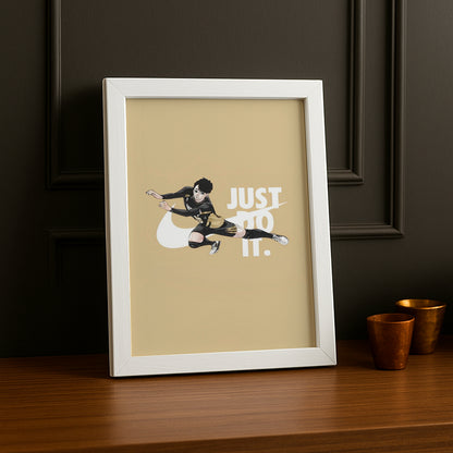 Cadre photo Volley-Ball - Just Do It Illustration