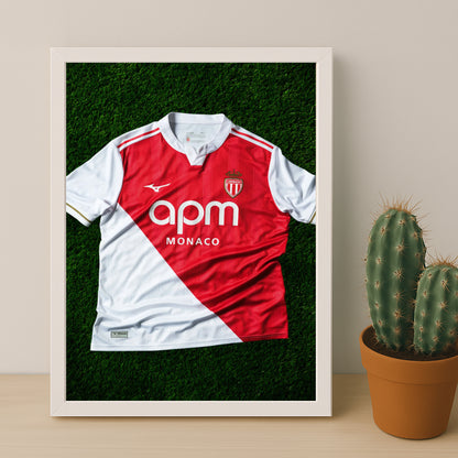 Cadre photo - Maillot AS Monaco 2026