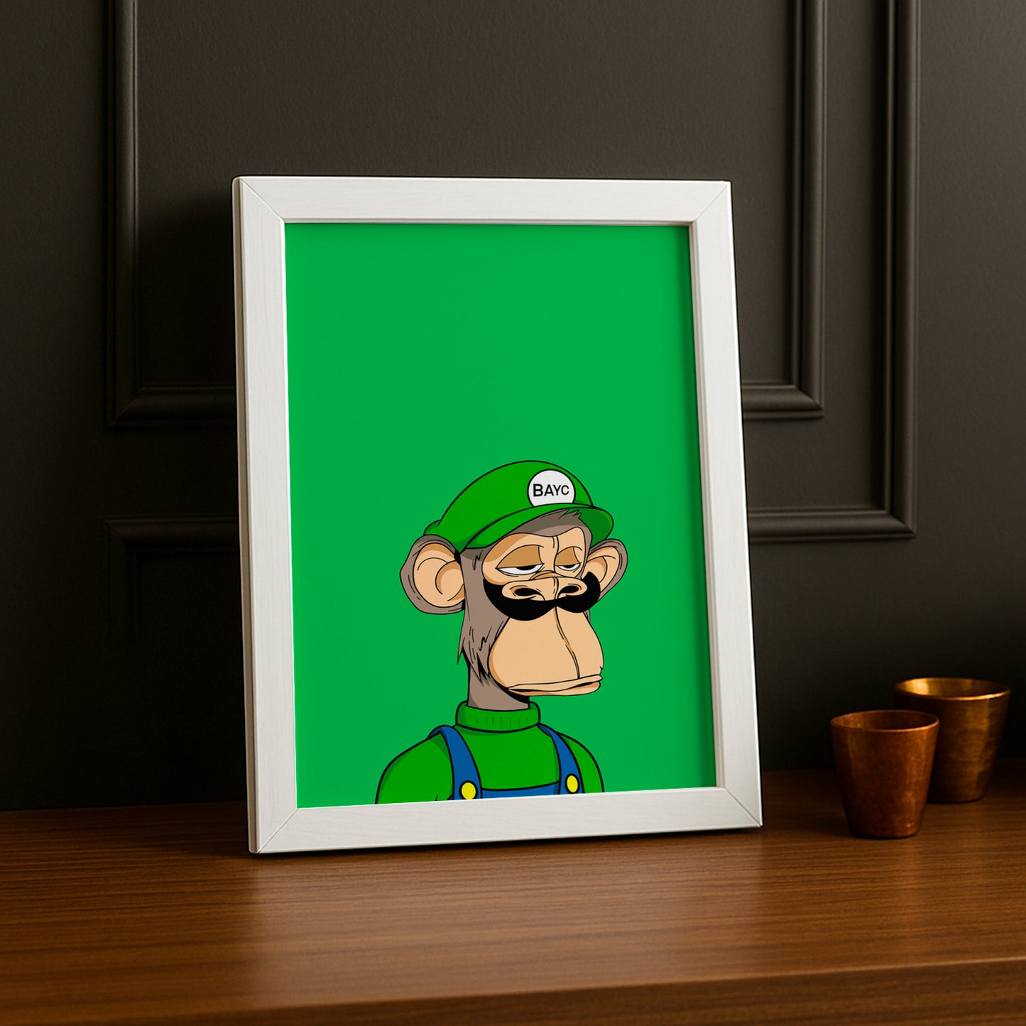 Cadre photo Bayc Ape Luigi