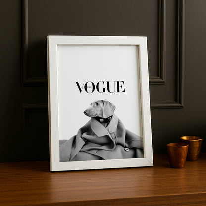 Cadre photo Vogue - Dog Costume