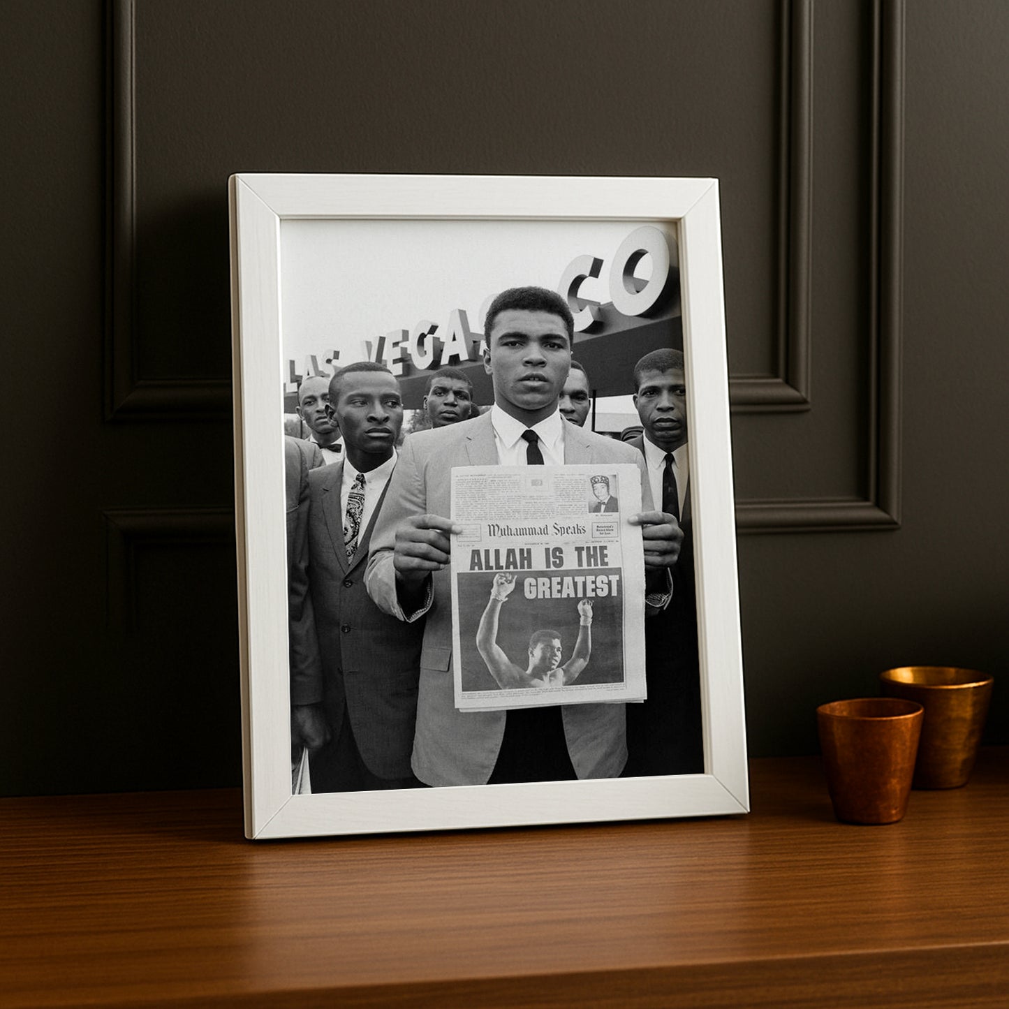 Cadre Photo Boxe - Muhammad Ali "Allah Is The Greatest"