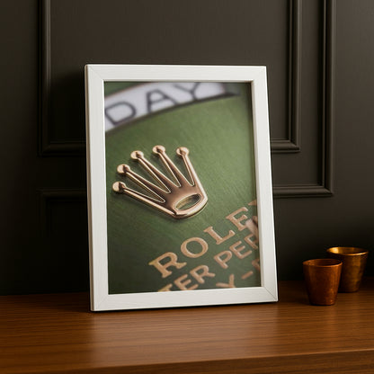 Poster Photo Rolex - Oyster Vert