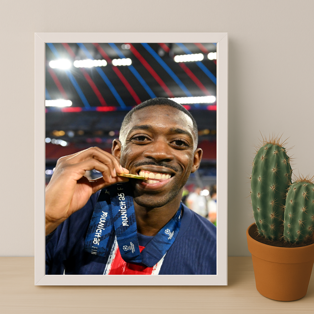 Cadre photo Paris Saint-Germain Ousmane Dembélé