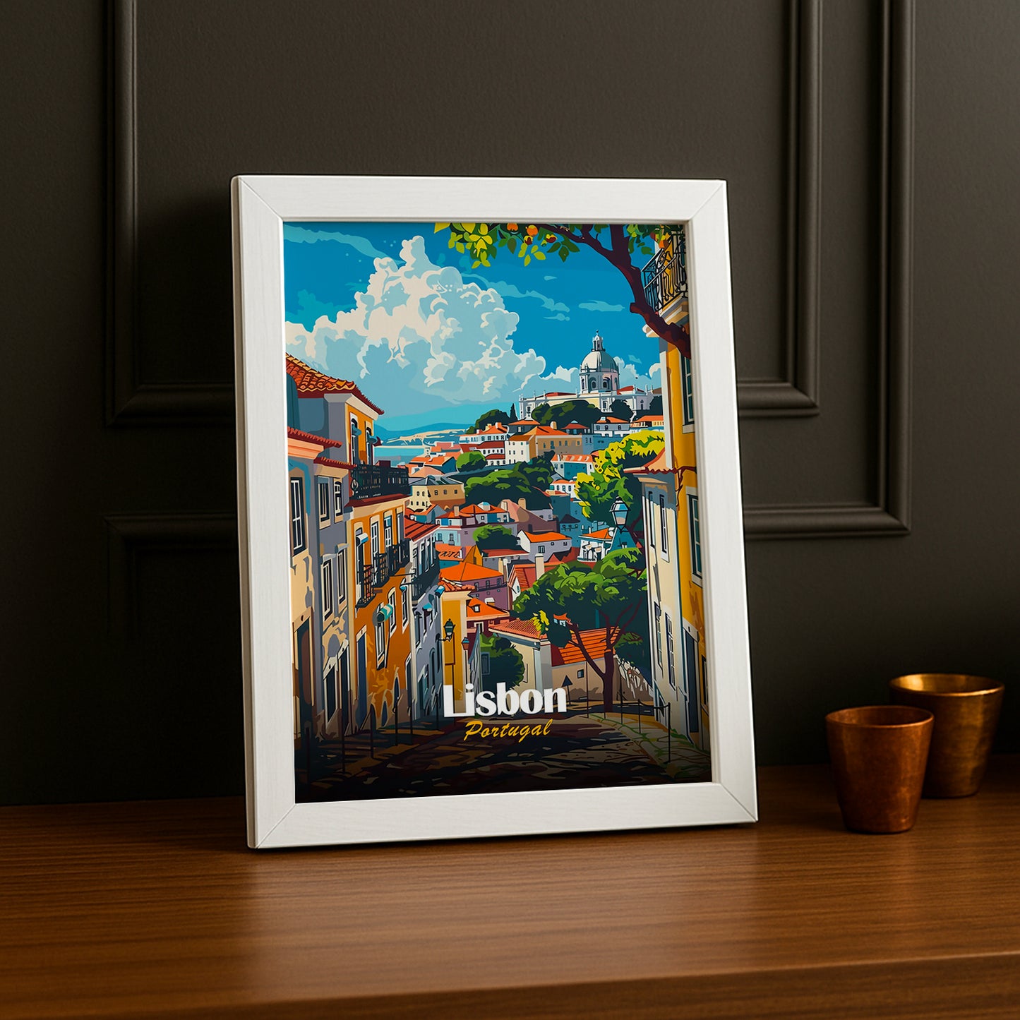 Cadre photo Lisbon Portugal