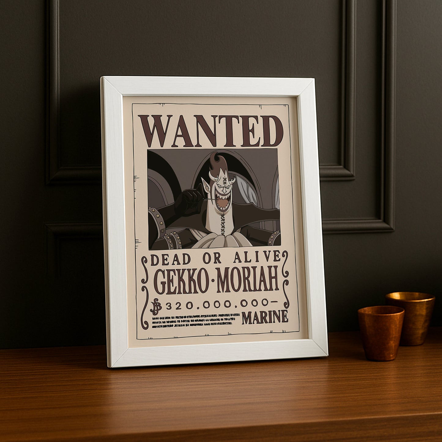 Cadre photo One Piece - Wanted Gekko Moriah