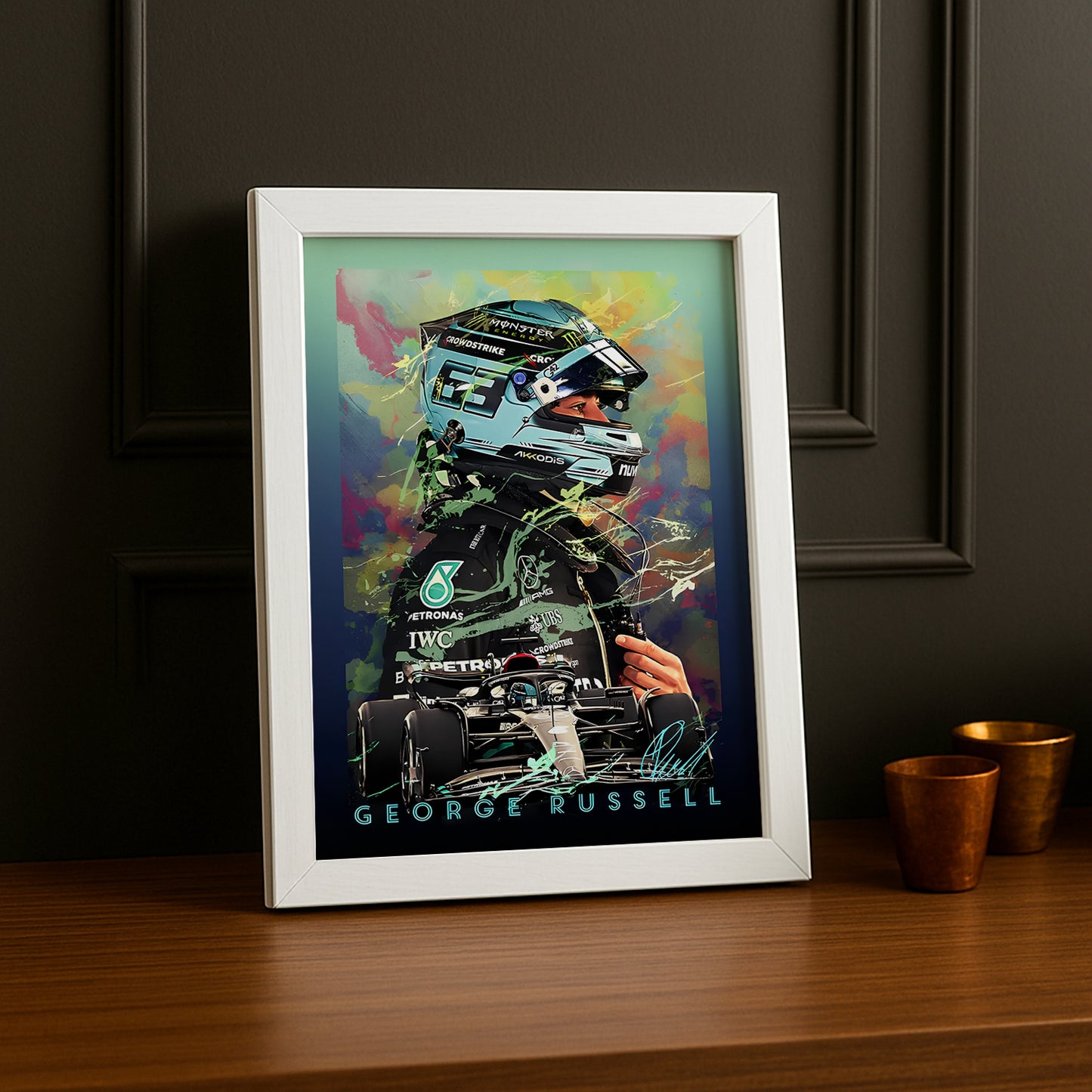 Cadre photo George Russel Formule 1