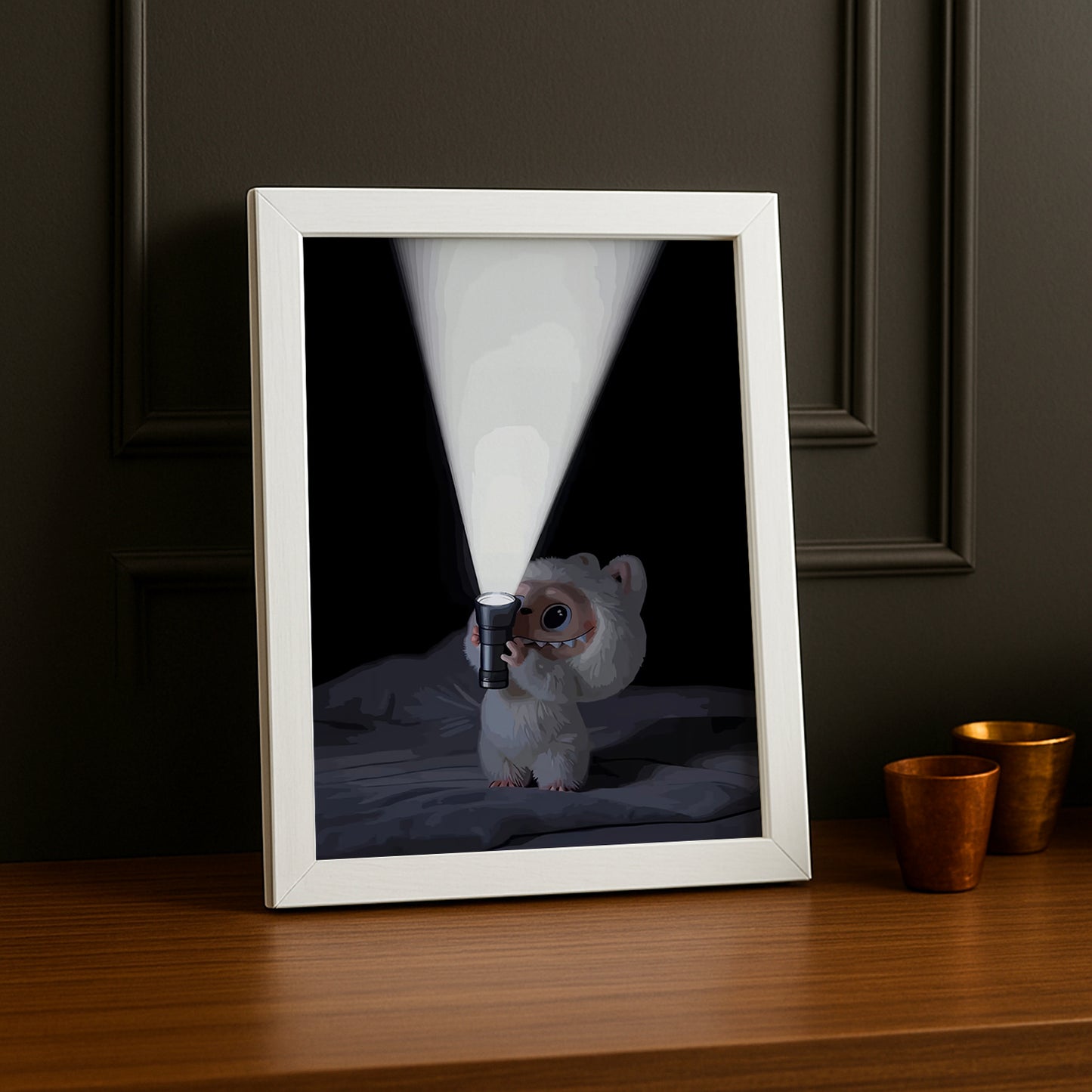 Poster Labubu - Lampe Torche