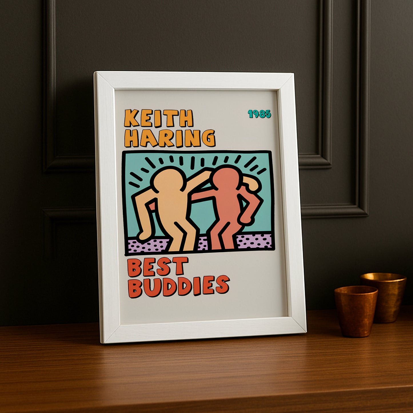 Cadre photo Keith Haring