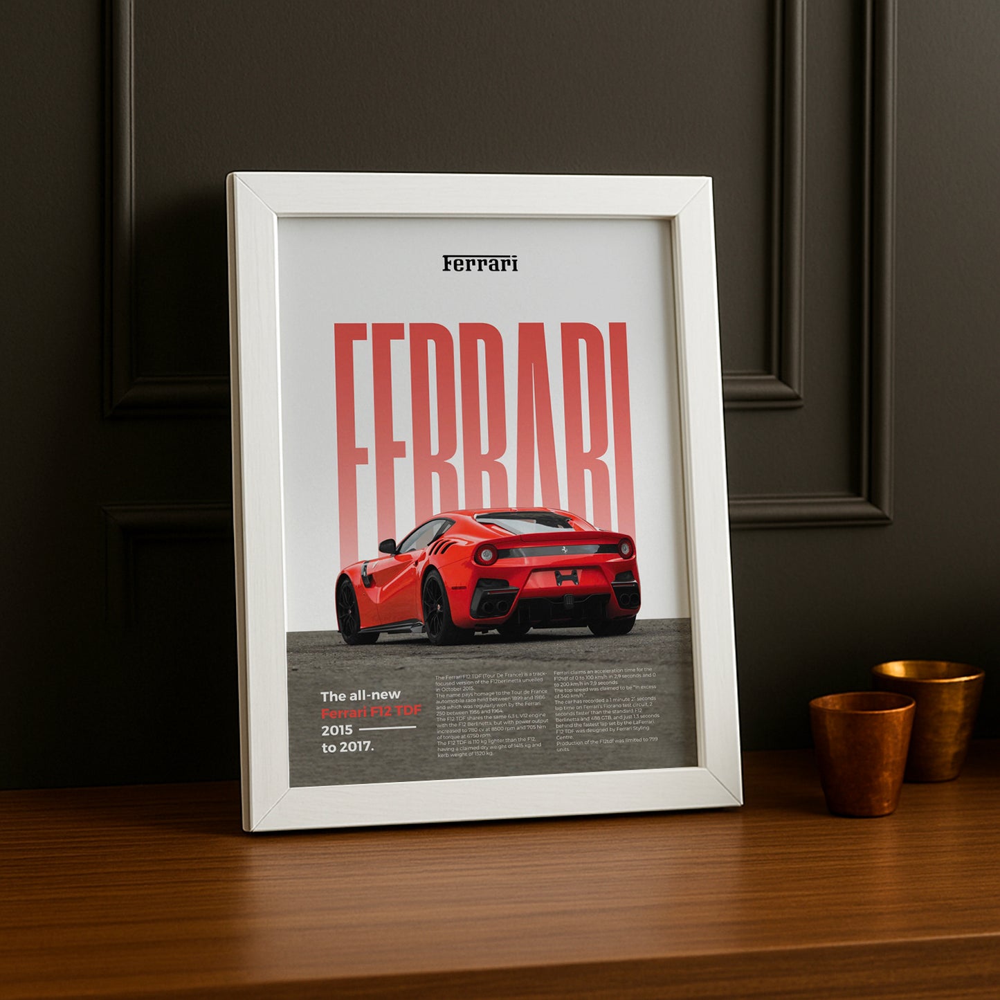Poster Voitures - Ferrari F12 TDF