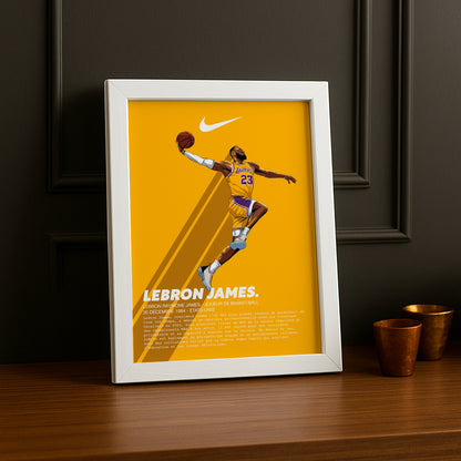 Cadre photo Lebron James NBA