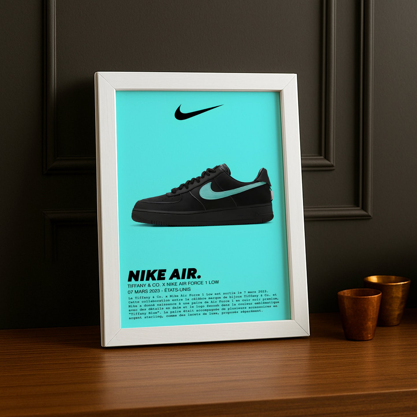 Nike Air Force 1 Low x Tiffany &amp; Co. Fotorahmen