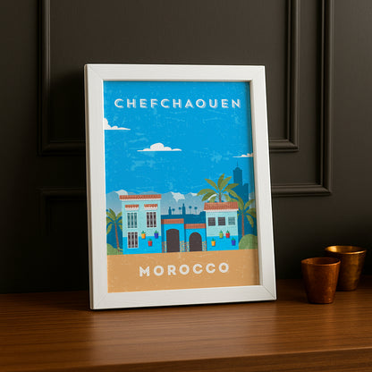 Chefchaouen Maroc - Poster