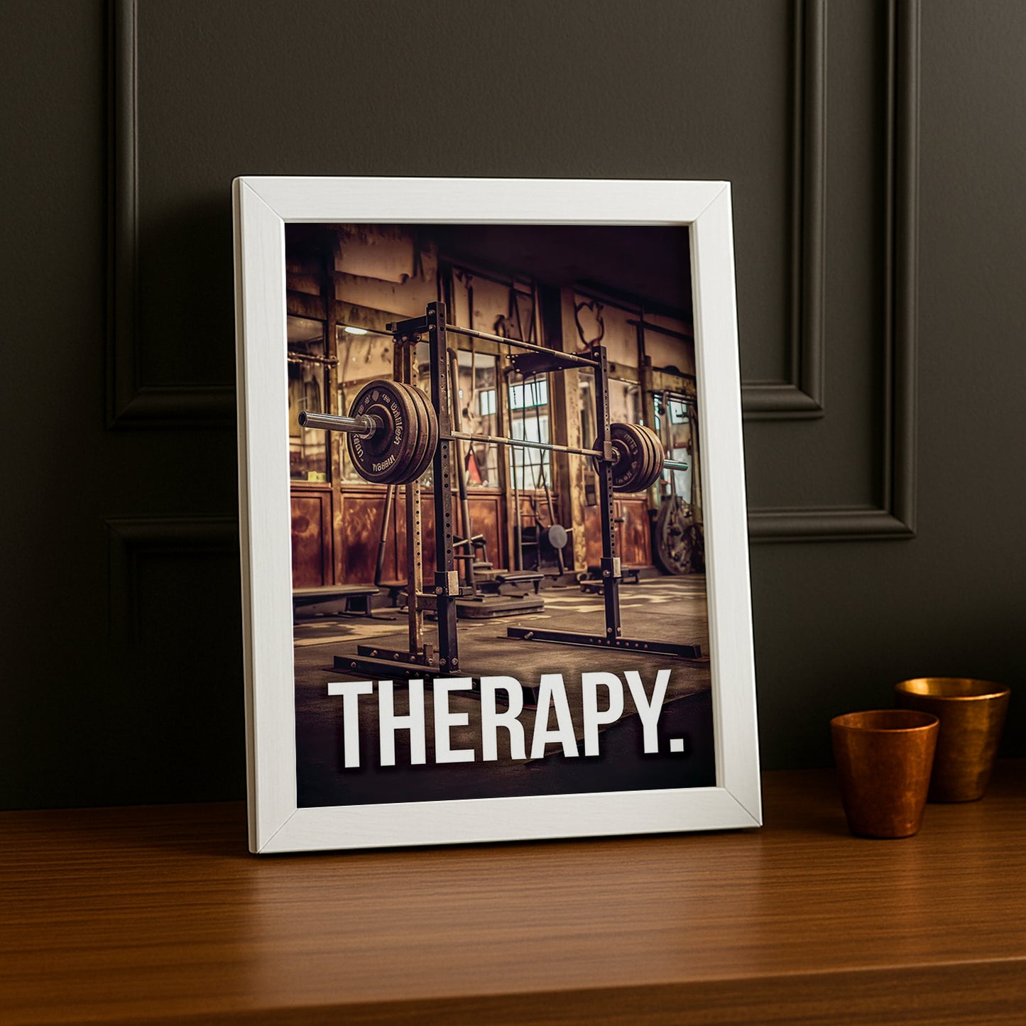 Poster Photo Musculation - Therapy